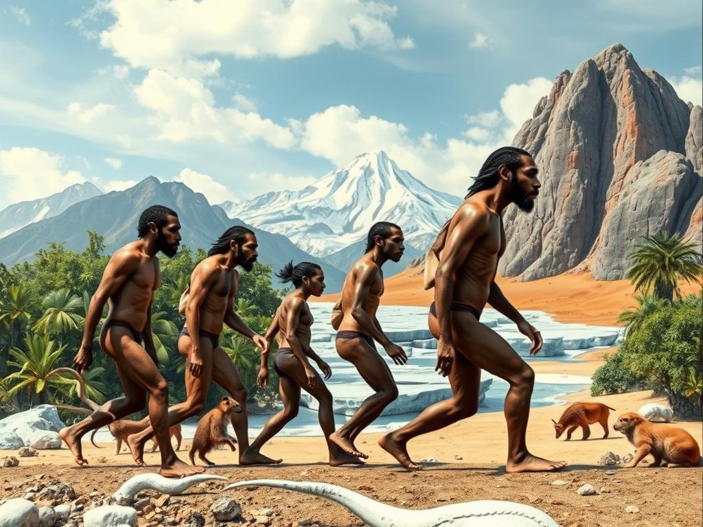 Impact of Climate Change on Human Evolution